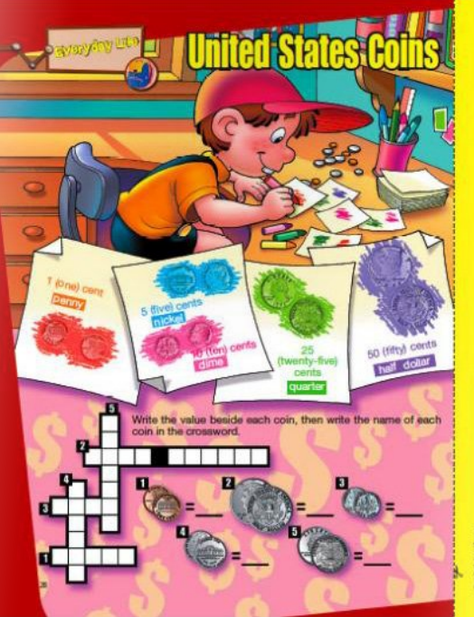My Best Friends christian magazine for kids everyday life component - US coins